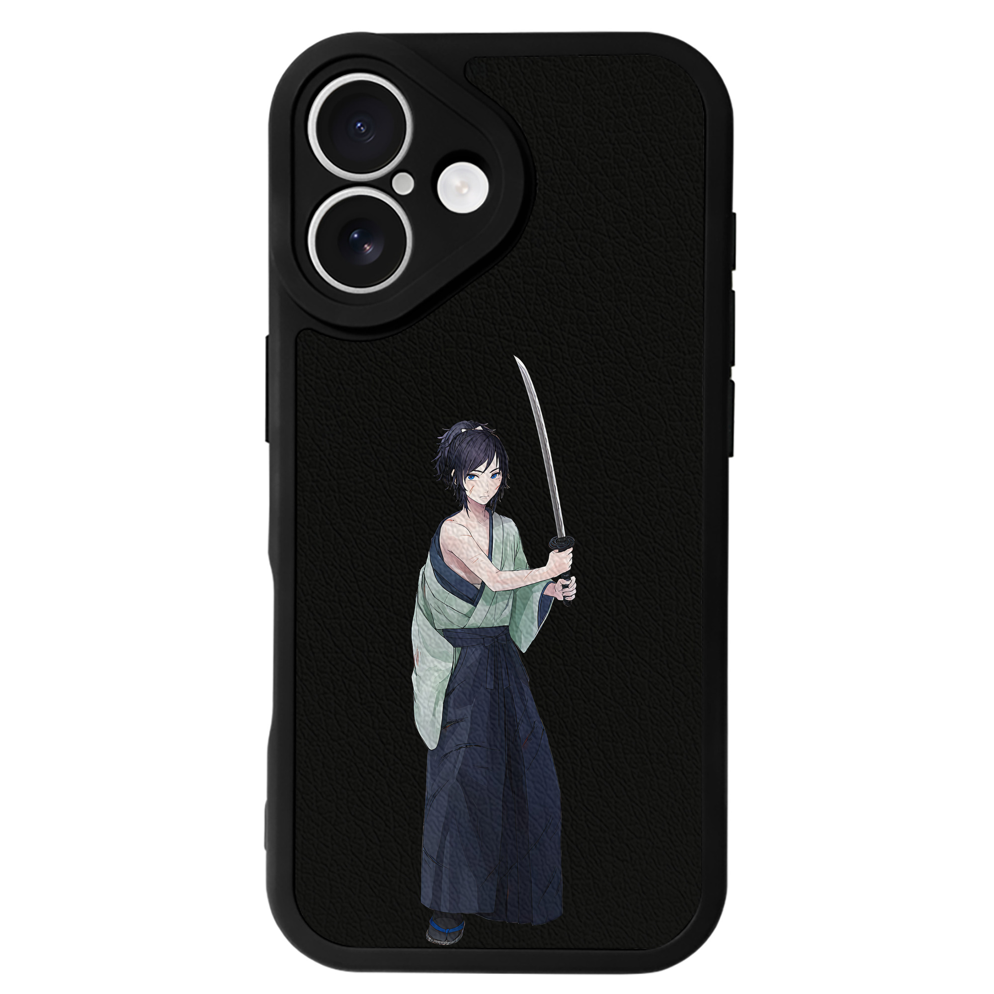 （画像用） 刀剣乱舞 Touken Ranbu 【iPhone 16シリーズ対応】シリコンスマホケース（レザー調） 材質：シリコン